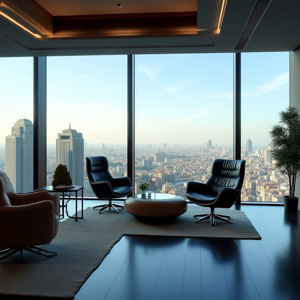 Oficina principal con vista panorámica Buenos Aires